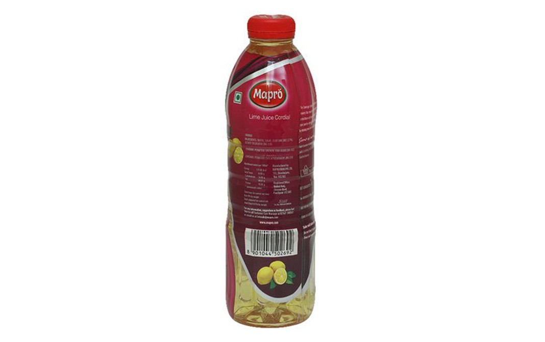 Mapro Lounge Lime Juice Cordial   Plastic Bottle  1 litre